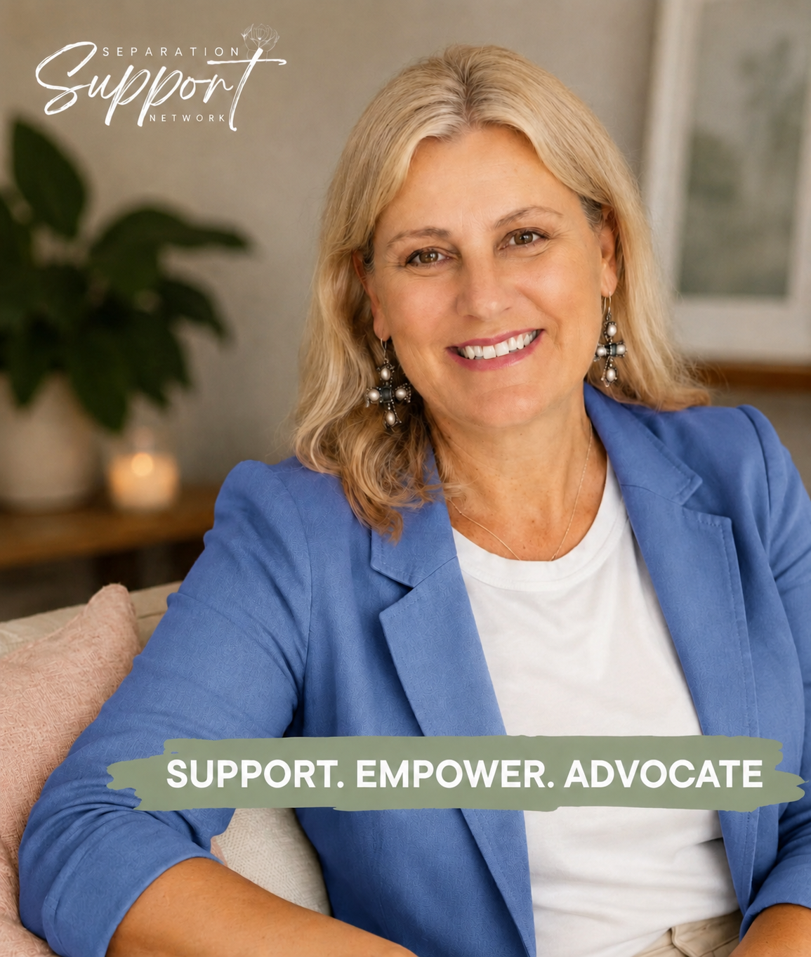 Portrait of Susan Crain, founder of Separation Support Network